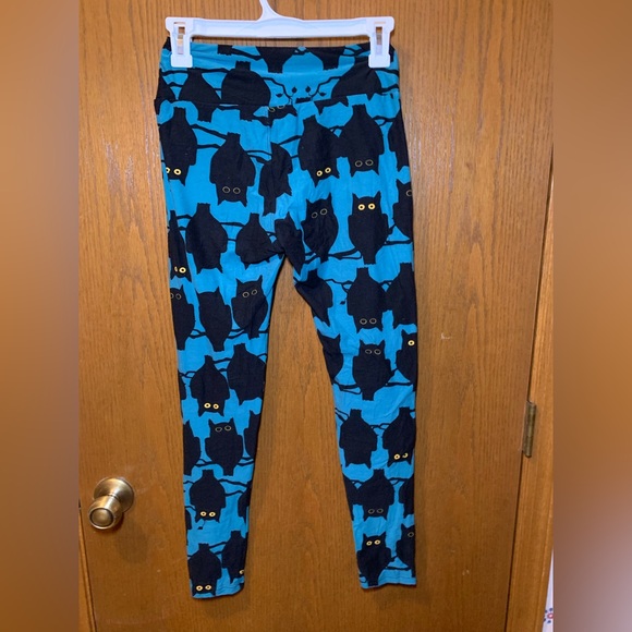 NWOT LuLaRoe Owl Print Leggings OS - Picture 1 of 7